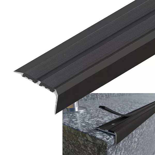 0.9m Stair Edge Nosing Trim Aluminium Step Stair Nose Edging Strip for Wood Carpet