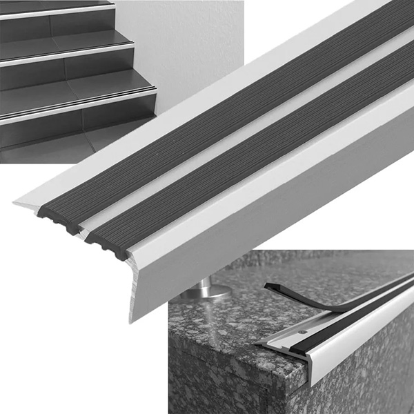 0.9m Stair Edge Nosing Trim Aluminium Step Stair Nose Edging Strip for Wood Carpet