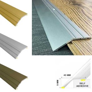 9mm Self Adhesive Aluminium Door Threshold Trim For Laminate Floors