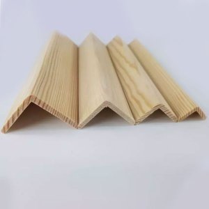 2.4m Long Angle Pine Corner Moulding Beading Wooden Timber Edging Trim