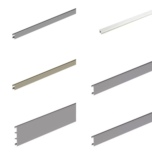 2.5m Anodized Decorative Aluminium Border Tile Trim