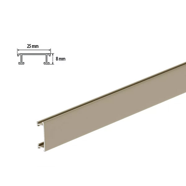 2.5m Anodized Decorative Aluminium Border Tile Trim