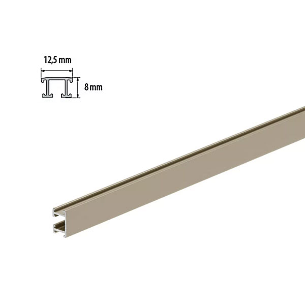 2.5m Anodized Decorative Aluminium Border Tile Trim