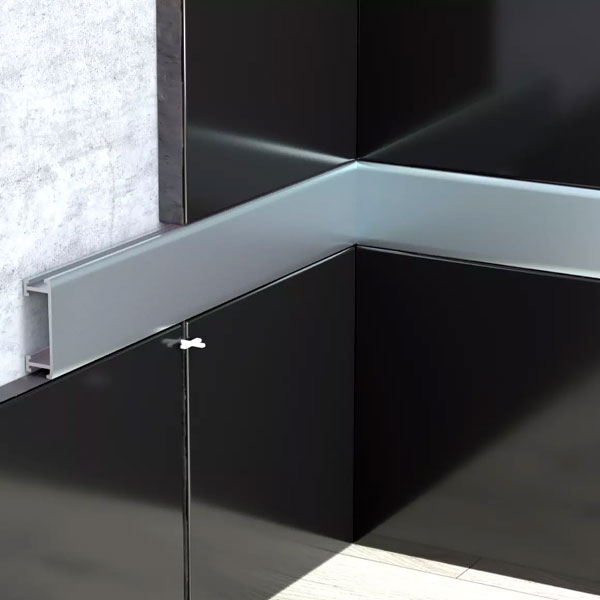2.5m Anodized Decorative Aluminium Border Tile Trim