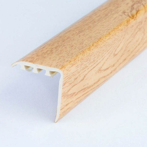 25mm x 25mm UPVC Wood Effect Stair Edge Nosing -Trim