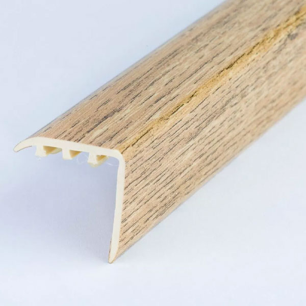 25mm x 25mm UPVC Wood Effect Stair Edge Nosing -Trim