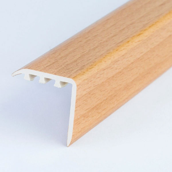 25mm x 25mm UPVC Wood Effect Stair Edge Nosing -Trim