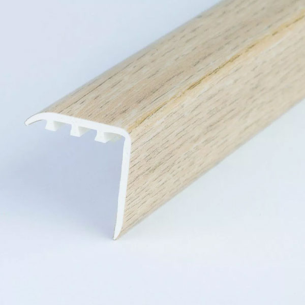 25mm x 25mm UPVC Wood Effect Stair Edge Nosing -Trim
