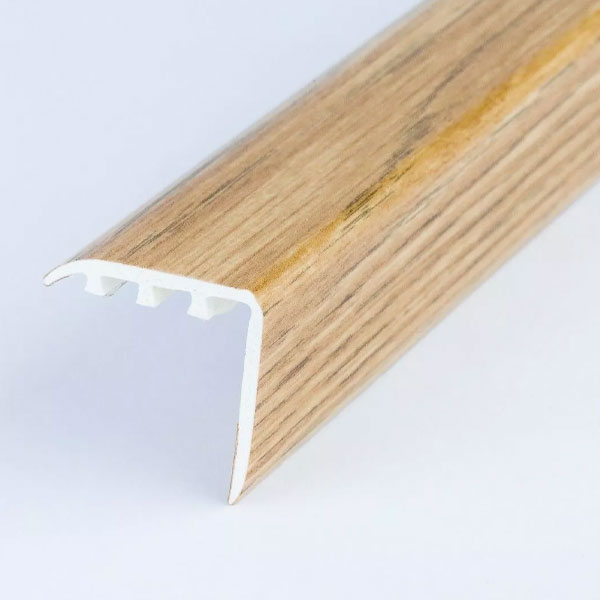25mm x 25mm UPVC Wood Effect Stair Edge Nosing -Trim