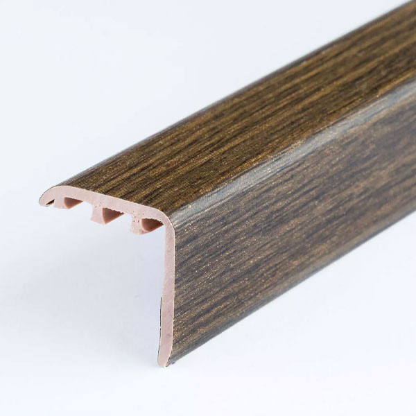 25mm x 25mm UPVC Wood Effect Stair Edge Nosing -Trim