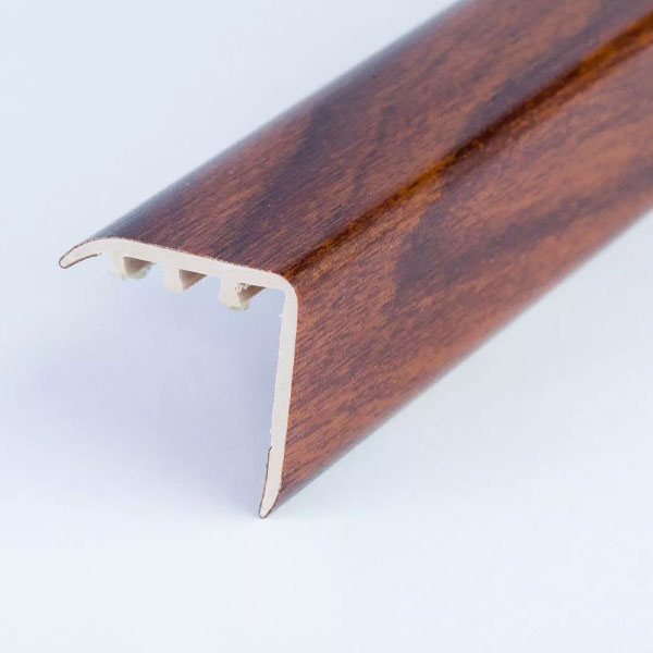 25mm x 25mm UPVC Wood Effect Stair Edge Nosing -Trim