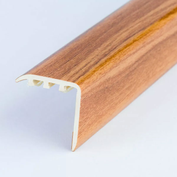 25mm x 25mm UPVC Wood Effect Stair Edge Nosing -Trim