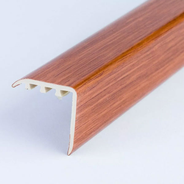 25mm x 25mm UPVC Wood Effect Stair Edge Nosing -Trim