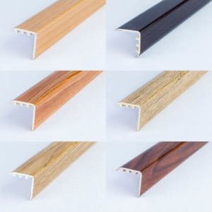 25mm x 25mm UPVC Wood Effect Stair Edge Nosing -Trim