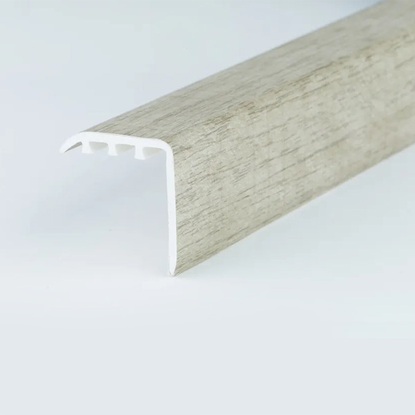 30mm x 30mm UPVC Wood Effect Stair Edging Nosing Trim