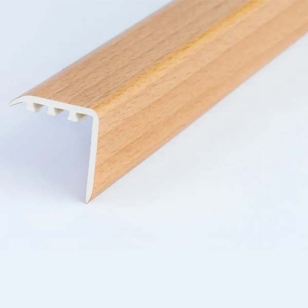 30mm x 30mm UPVC Wood Effect Stair Edging Nosing Trim