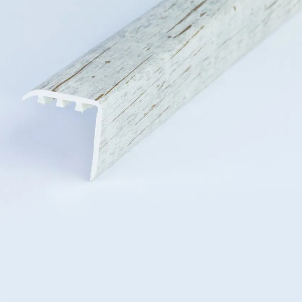 30mm x 30mm UPVC Wood Effect Stair Edging Nosing Trim
