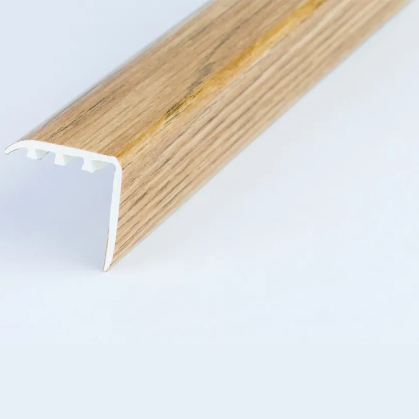 30mm x 30mm UPVC Wood Effect Stair Edging Nosing Trim