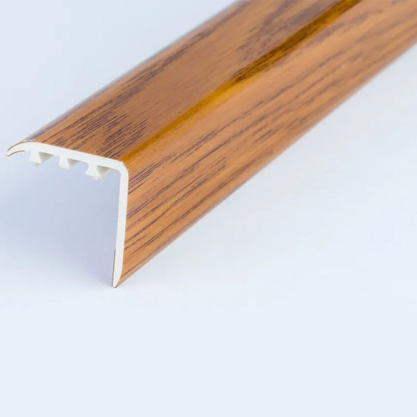 30mm x 30mm UPVC Wood Effect Stair Edging Nosing Trim