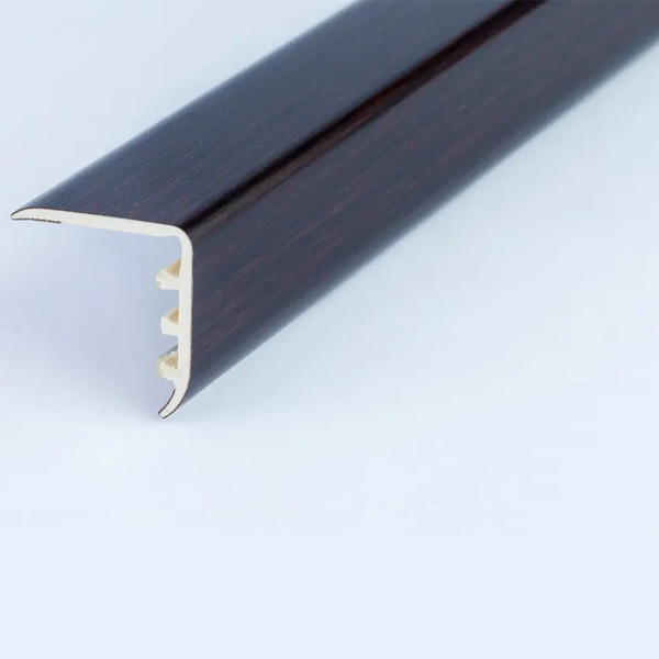 30mm x 30mm UPVC Wood Effect Stair Edging Nosing Trim
