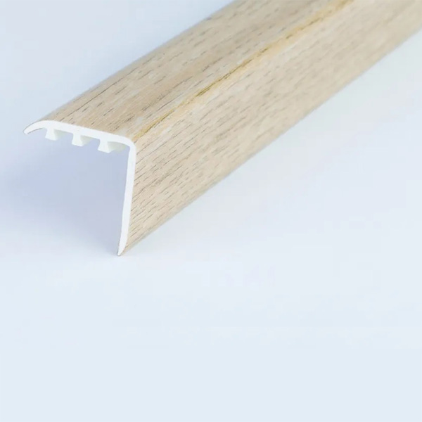 30mm x 30mm UPVC Wood Effect Stair Edging Nosing Trim