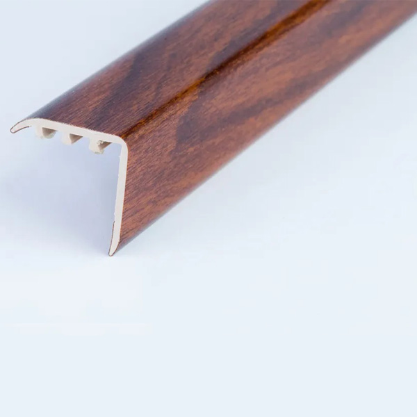 30mm x 30mm UPVC Wood Effect Stair Edging Nosing Trim