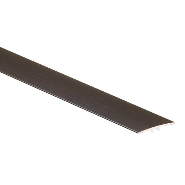 35mm Flat Aluminium Wood Effect Door Edging Bar Trim Threshold Laminate