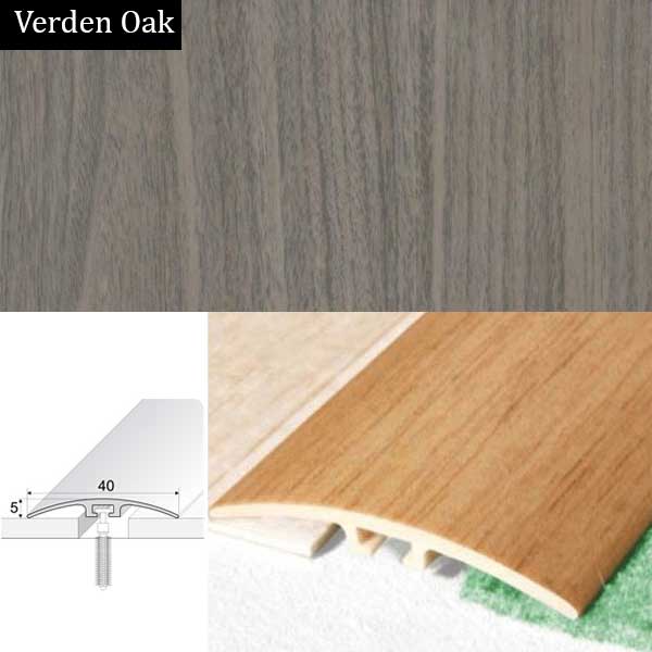 40mm UPVC Wood Effect Door Threshold