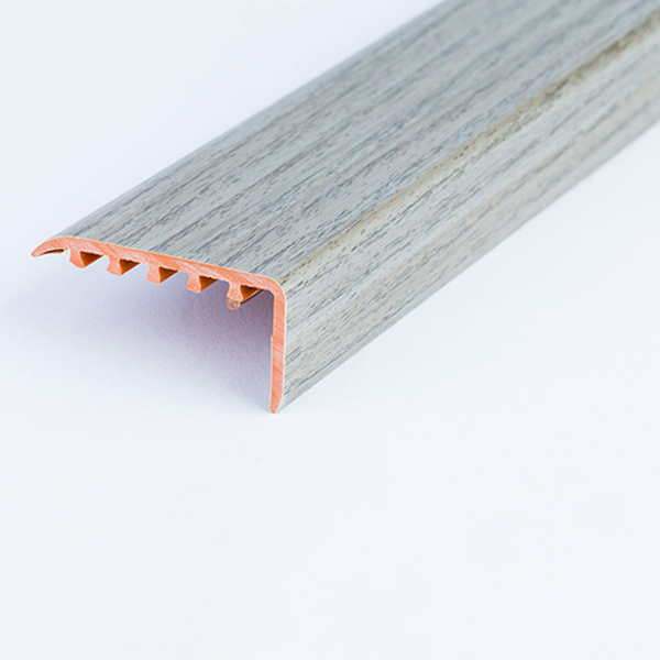 45 x 22mm UPVC Wood Effect Stair Edge Trim Nosing 