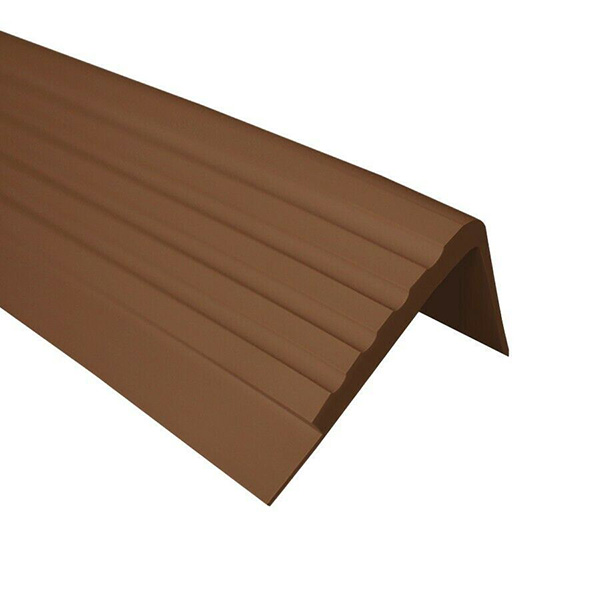 50x45mm Rubber Stair Nosing Edge Trim Anti non Slip PVC Angle Step Edging 
