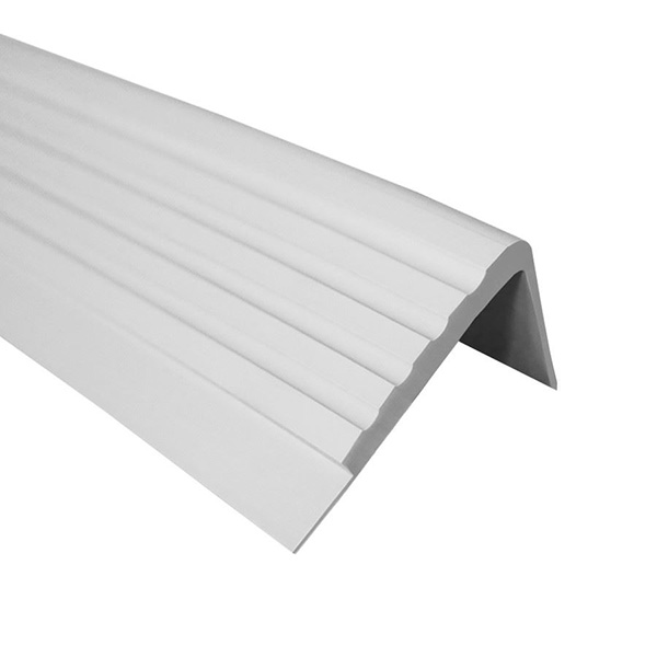 50x45mm Rubber Stair Nosing Edge Trim Anti non Slip PVC Angle Step Edging 