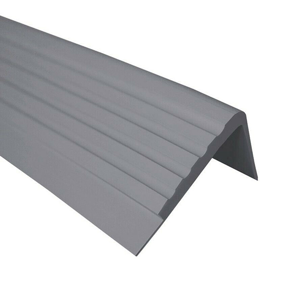 50x45mm Rubber Stair Nosing Edge Trim Anti non Slip PVC Angle Step Edging 