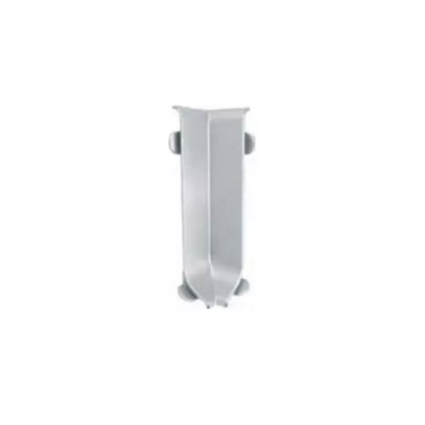 80mm High Anodized Aluminium Skirting Board with PVC Accessories 