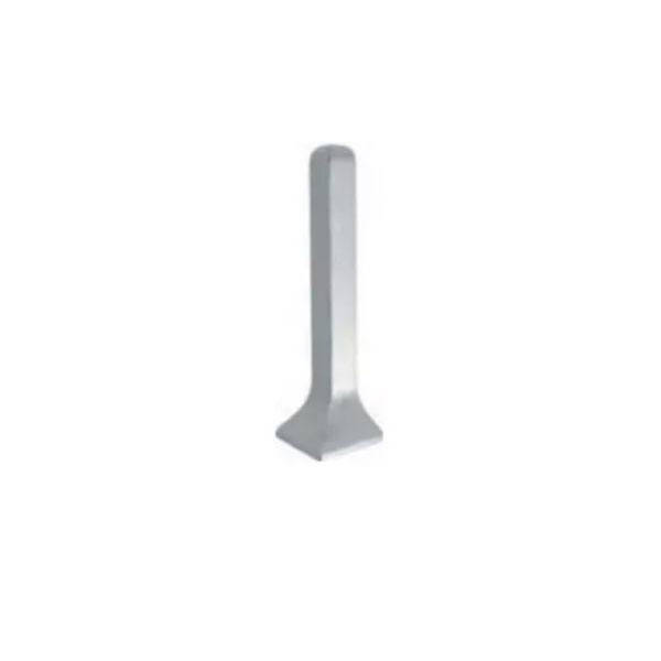 80mm High Anodized Aluminium Skirting Board with PVC Accessories 