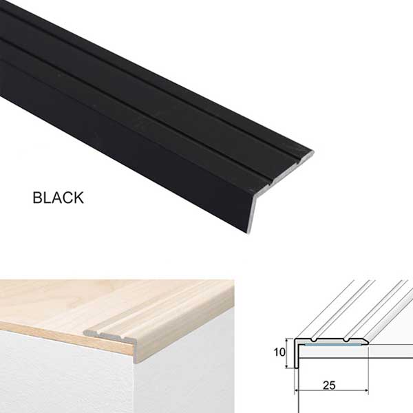 Aluminium Anti Non Slip Stair Edge Nosing