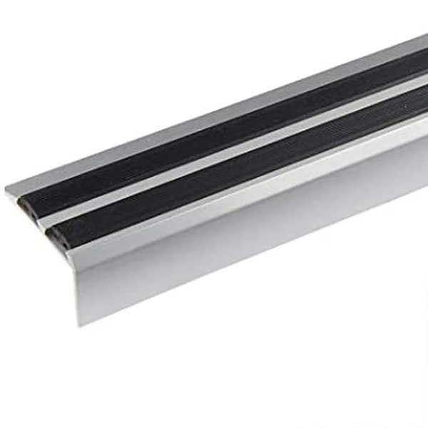 Aluminium Anti Slip Stair Edge Nosing Trim Screw Fix
