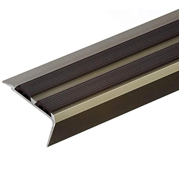 Aluminium Anti Slip Stair Edge Nosing Trim Screw Fix