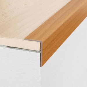 Aluminium Wood Effect Stair Nosing