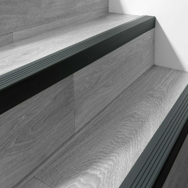 Bullnose Non Slip Stair Nosing PVC Rubber Angle Step Edge
