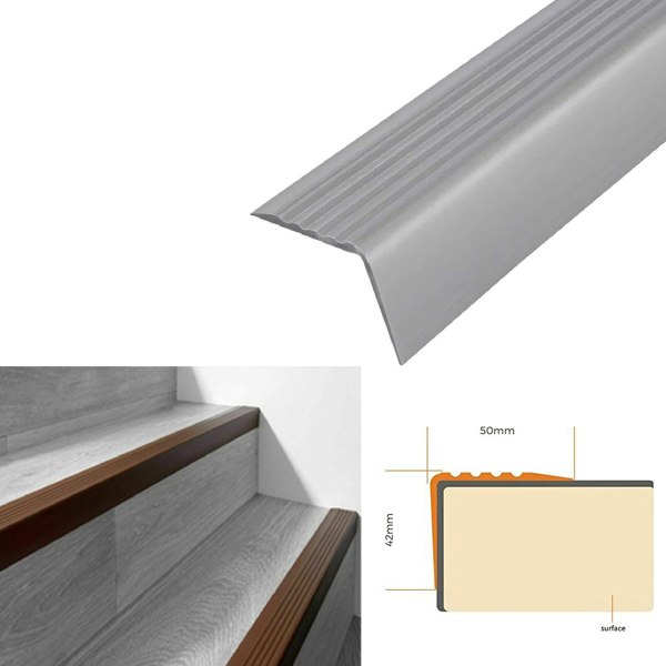 Bullnose Stair Nosing Non Slip Rubber Angle Step Edge