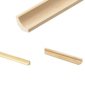  Decorative Trim Moulding Beading Wooden Timber Edging Pine Scotia 1m Long