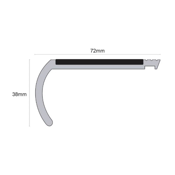 Heavy Duty Hard Node PVC 72mm x 38mm