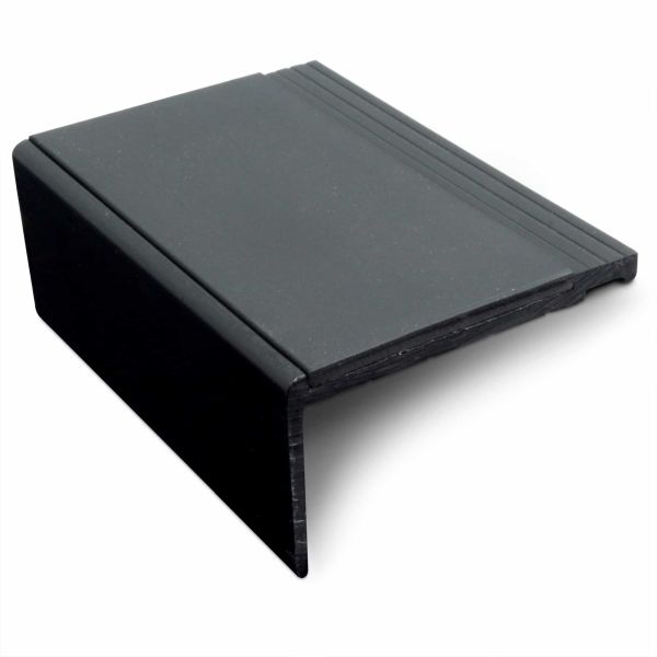 Heavy Duty Hard Nose Non Slip PVC Stair Nosing 60.4 x 32mm