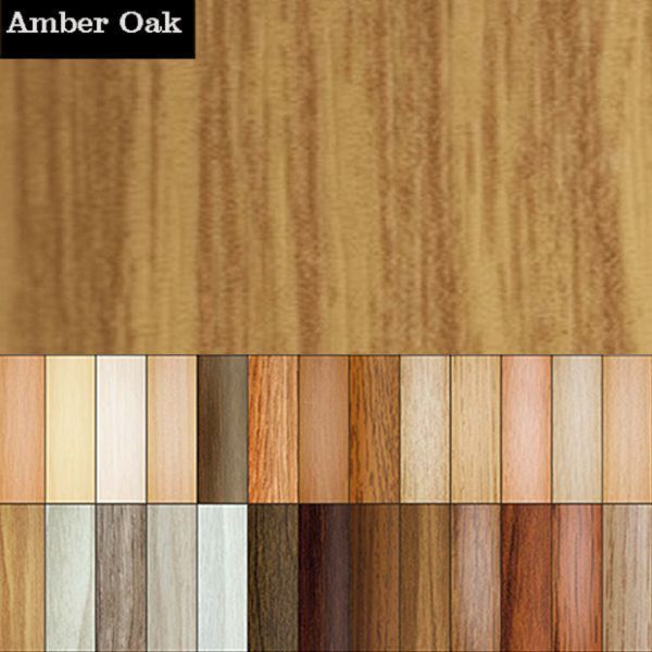 Non Slip Aluminium Wood Effect Stair Nosing Edge Trim Self Adhesive