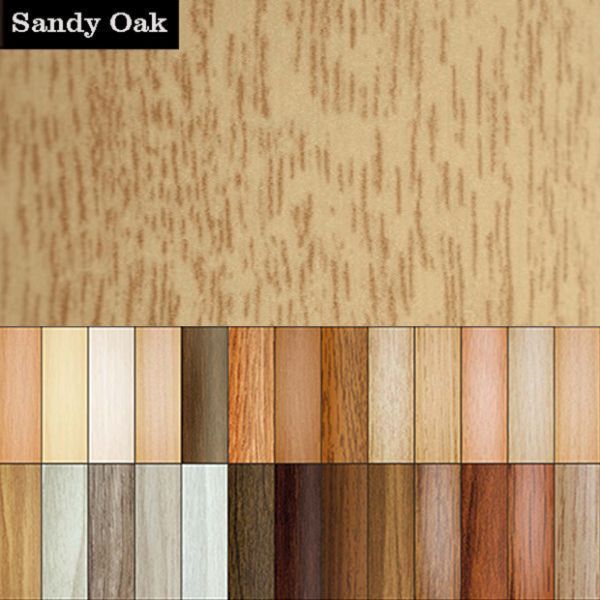 Non Slip Aluminium Wood Effect Stair Nosing Edge Trim Self Adhesive