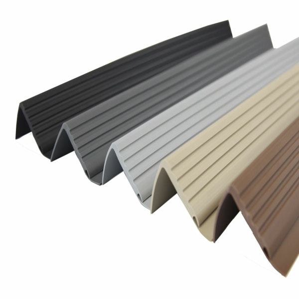 Non Slip PVC Bullnose Stair Nosing Rubber Angle Step Edge Trim