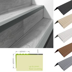 Non Slip Stair Nosing Bullnose Stair Nosing Rubber Angle Step Edge