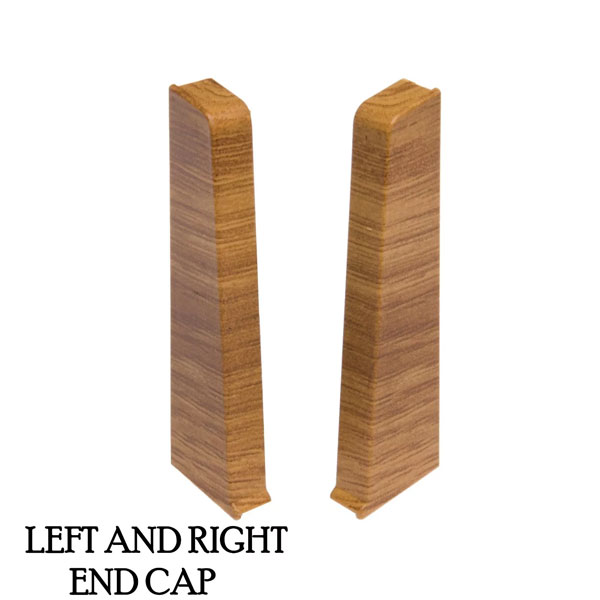 Oak Celtic PVC Skirting Board & Accessories with Flexible Edges and Cable Cover