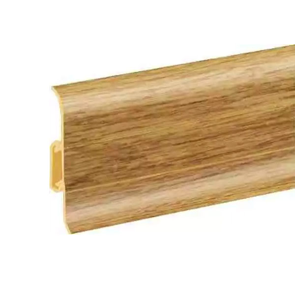 Oak Nevada PVC Skirting Board & Accessories Cable Cover Flexible Edges