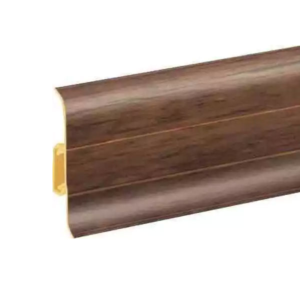 Pecan Nevada PVC Skirting Board & Accessories Cable Cover Flexible Edges